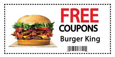 Coupons for Burger King Affiche