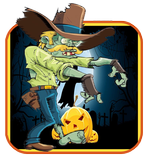 Super zombie cowboy shooting