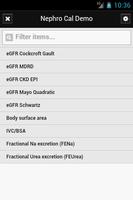 Nephro Cal Demo syot layar 1