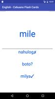 Eng Cebuano Flash Cards 截图 3