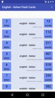 Eng Italian Flash Cards-poster