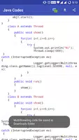 Java Codes تصوير الشاشة 4
