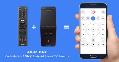 CodeMatics Sony TV Remote-pilo plakat