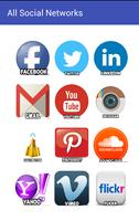 Social Apps All in One Plakat