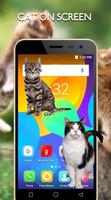 Cat on Screen - Cat in Phone Prank постер
