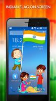 Indian Flag on Screen-Elegant Indian Flag in Phone ảnh chụp màn hình 1