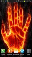 Hand of Fire Live Wallpaper Plakat