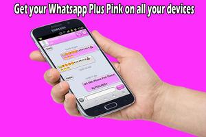 New Whatsapp Plus Pink Tips poster