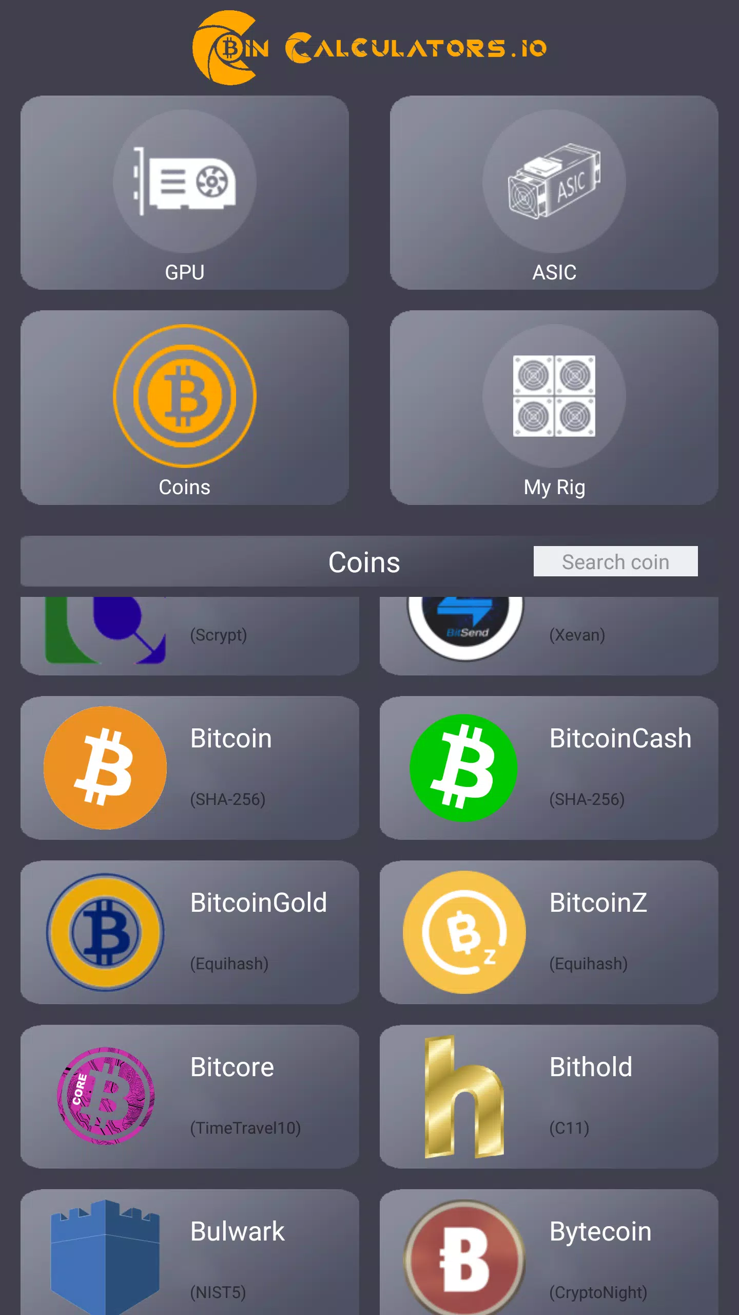 Coin Calculators APK for Android Download