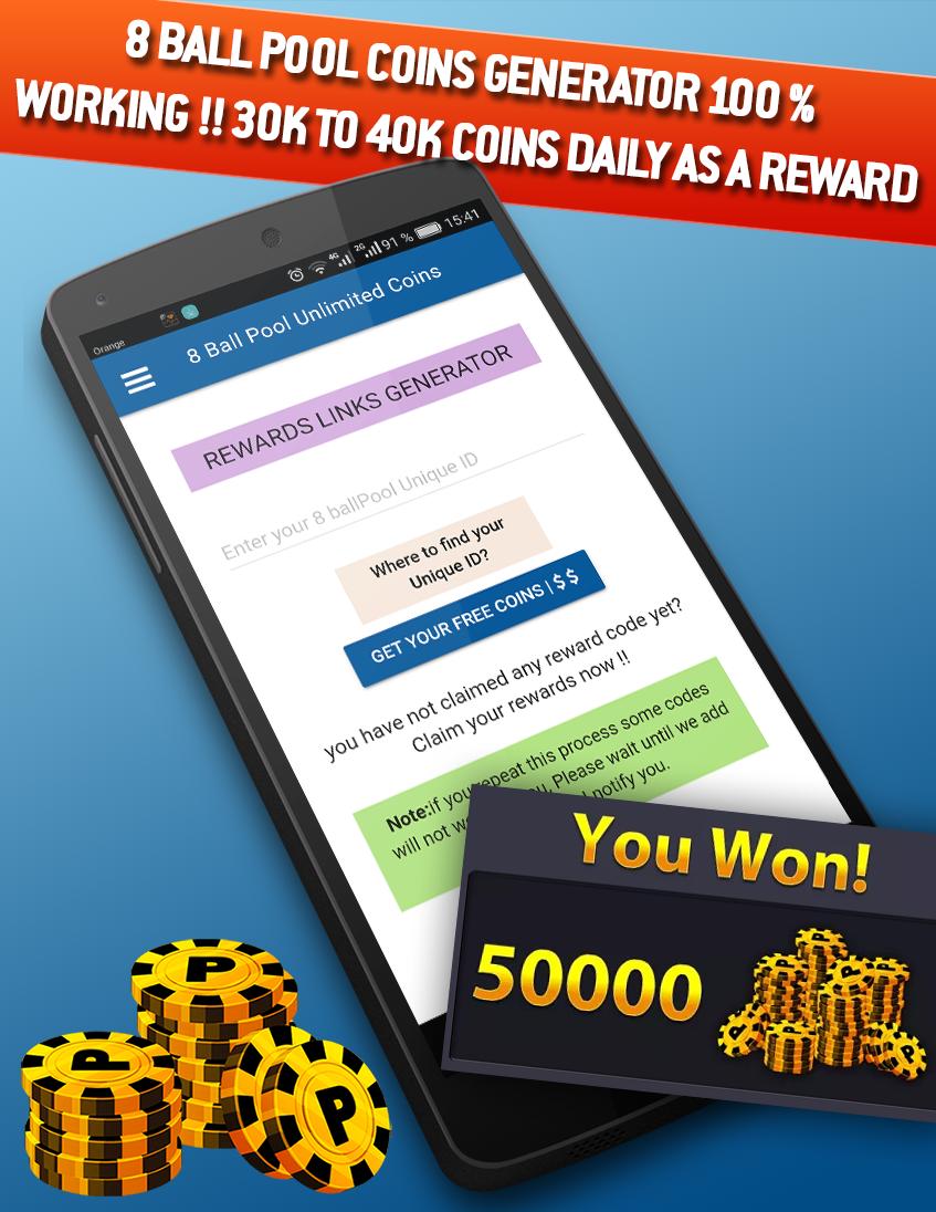 8Ball Pool free coins & cash rewards for Android - APK Download
