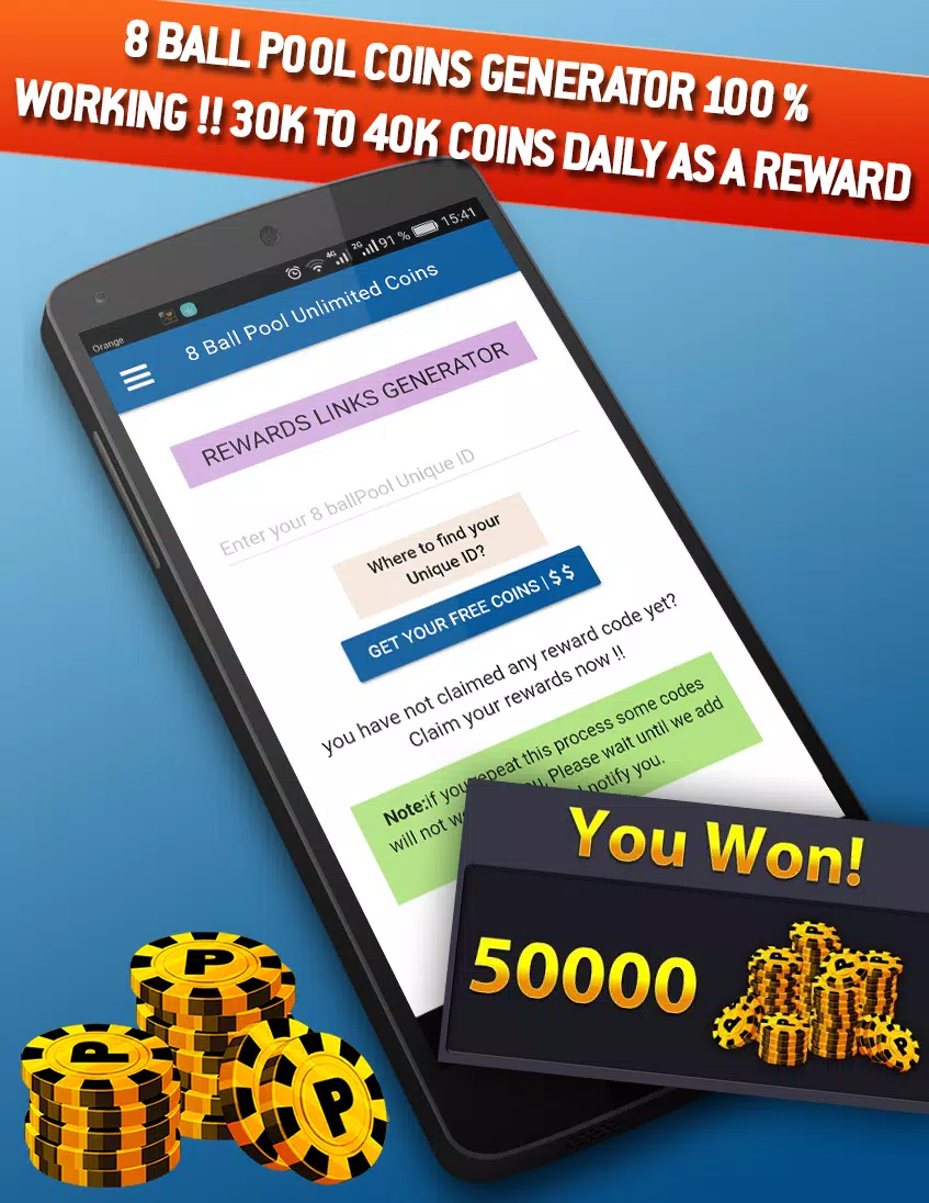 8Ball Pool free coins & cash rewards APK für Android herunterladen