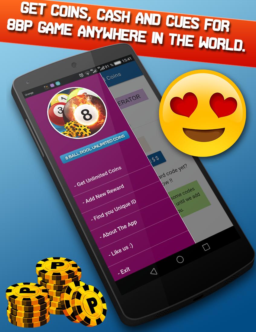 8Ball Pool free coins & cash rewards APK for Android Download
