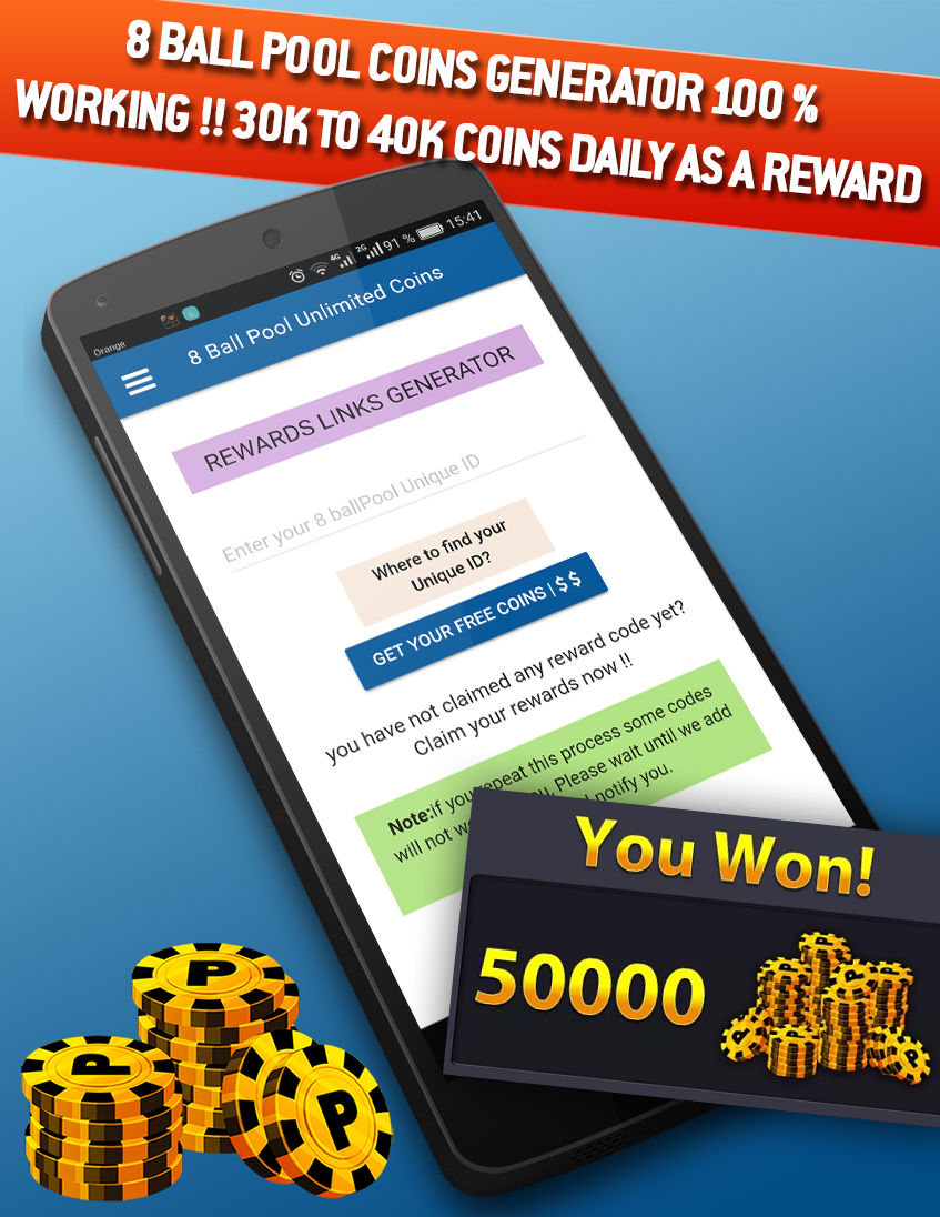 8Ball Pool Instant Rewards - Free coins para Android - APK ... - 