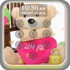 Teddy Bear Pin Lock Screen icône