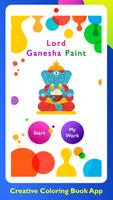 Lord Ganesha Paint & Color Plakat