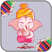 Little Ganesha Color Book-KIDS icon