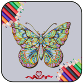 Butterfly Color Book icon