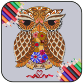 Owl Color Book icon