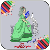 Princess Color Book icon