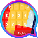 Color Blocking Theme&Emoji Keyboard APK