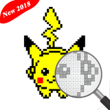 Coloring by Number Pokemon Toys Version 2018 icône