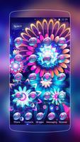 color flower neon syot layar 1