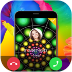 Caller Screen Color Phone Flash Love آئیکن