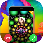 Caller Screen Color Phone Flash Love icône