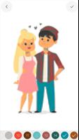 True love Color by Number Pixel Art Book Page 2018 Plakat