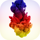 Colored Ink Drops LWP APK
