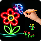 How to Glow Draw&amp;Coloring Book icon