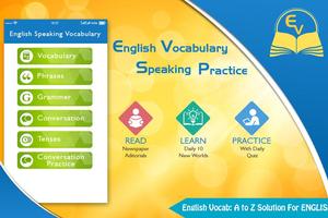 English Speaking Vocabulary पोस्टर