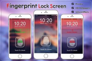 Fingerprint Lock Screen Prank पोस्टर