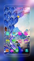 Colorful Peacock poster