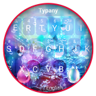 Colourful Droplet Typany Keyboard Zeichen