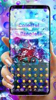 Colourful Droplet Typany Keyboard تصوير الشاشة 1