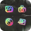 Colorful Erosion Icon Pack Glowing