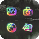 Colorful Erosion Icon Pack Glowing APK