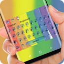 Rainbow Oil Paint Wallpaper Colorful Keyboard APK