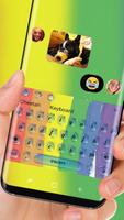 Rainbow Oil Paint Wallpaper Colorful Keyboard screenshot 2