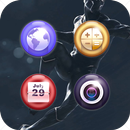 Round Crystal Jelly Texture Icon Pack APK
