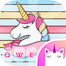 Colorful Unicorn Emoji & GIF K APK