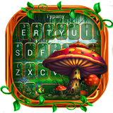 Beautiful Mushroom Keyboard Theme icon
