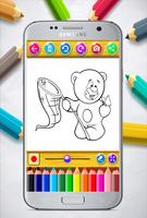 Little Teddy Bear Colouring Book screenshot 1