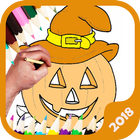 Sweet Halloween Coloring 2018 biểu tượng