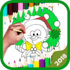 Xmas Coloring & Doodle Adult-icoon