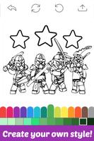 Coloring Apps for Ninjago Fans capture d'écran 3