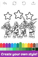 Coloring Apps for Ninjago Fans Ekran Görüntüsü 3