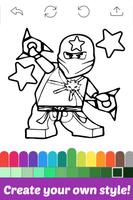 Coloring Apps for Ninjago Fans Affiche