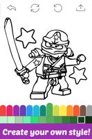 Coloring Apps for Ninjago Fans Ekran Görüntüsü 1